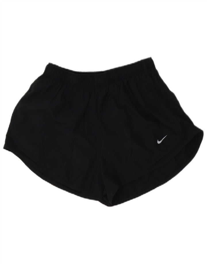 Женские спортивные шорты Nike Dri Fit UK 14, большие черные, полиэстер