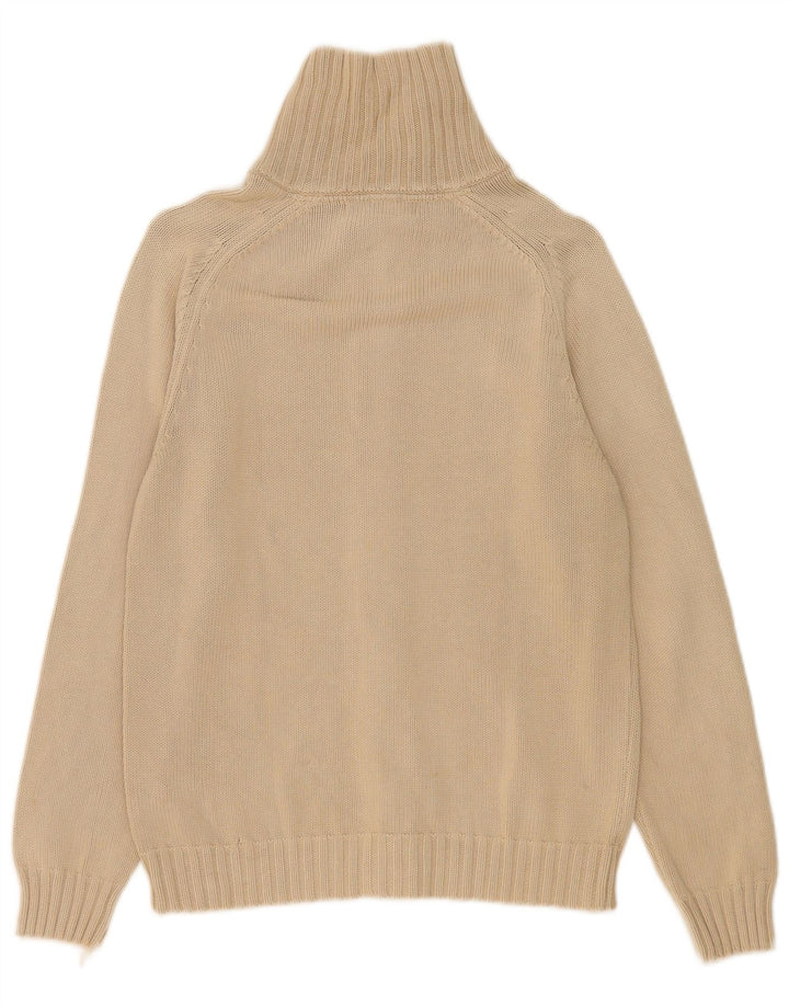 Мужской кардиган ZARA, хлопковый свитер среднего бежевого цвета