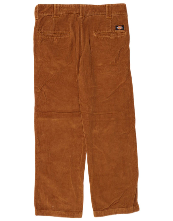 Мужские прямые вельветовые брюки Dickies W31 L30, коричневые, хлопковые