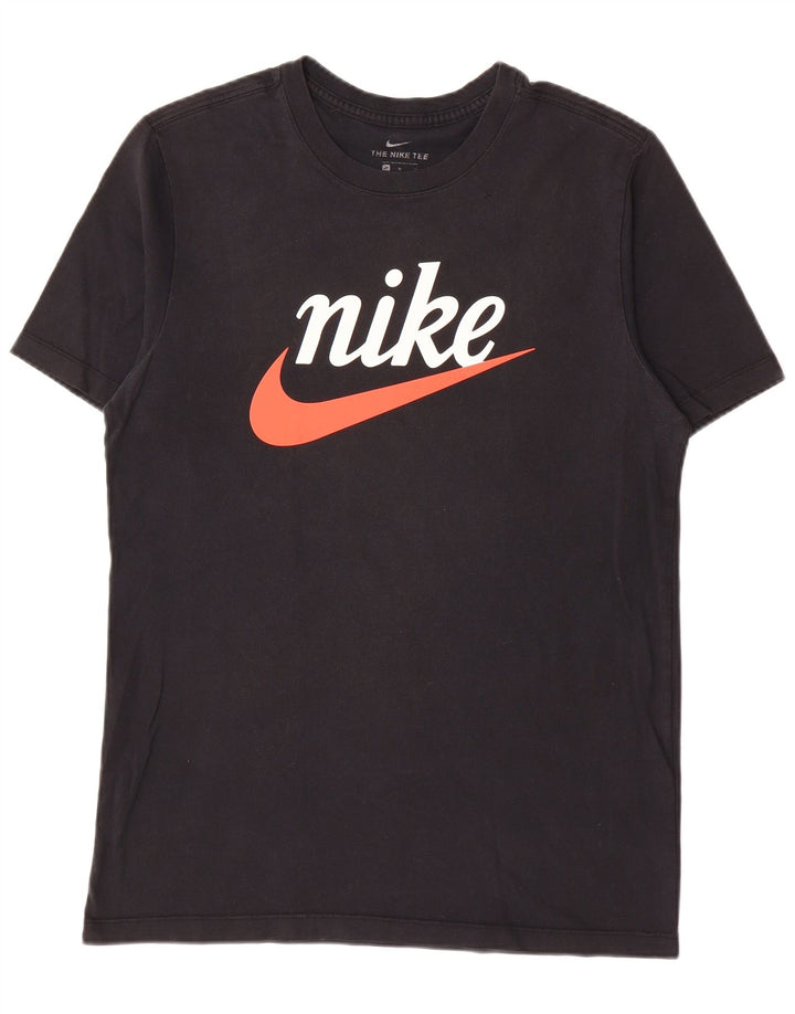Мужская футболка с рисунком Nike, средний черный