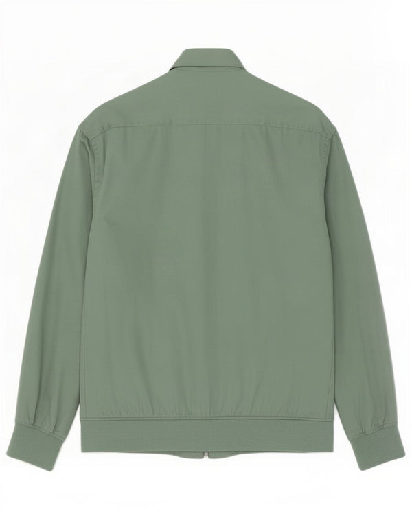 Мужская куртка-бомбер Zara UK 36, маленькая, зеленая из лиоцелла