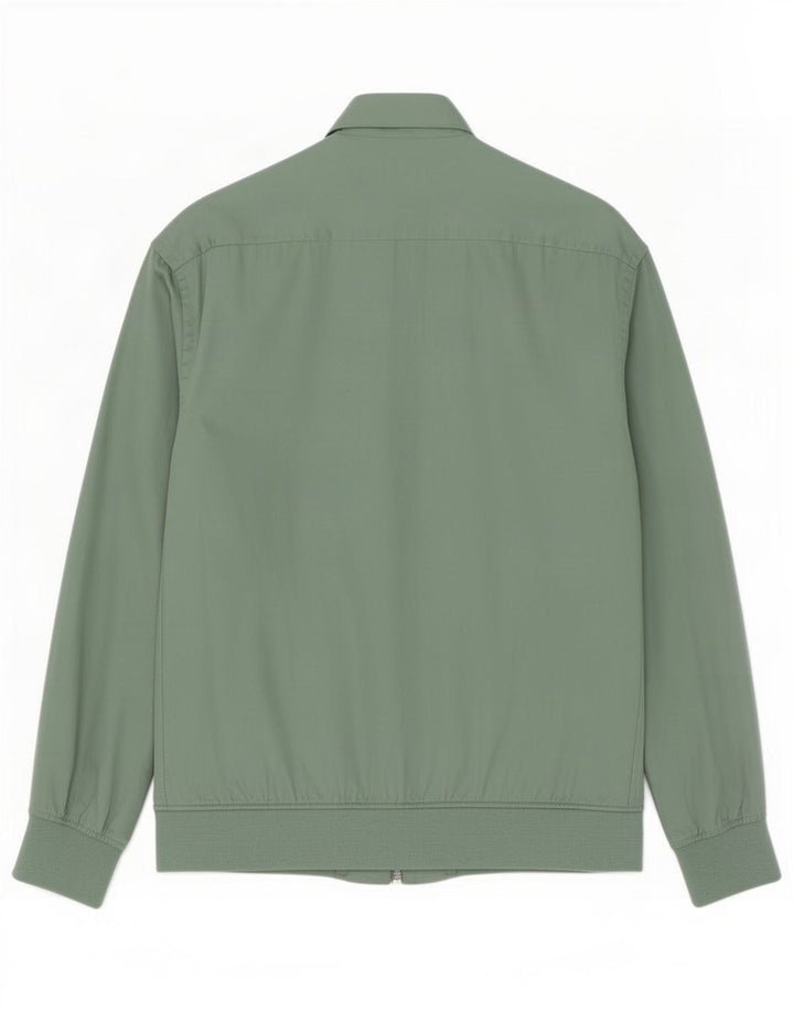 Мужская куртка-бомбер Zara UK 36, маленькая, зеленая из лиоцелла