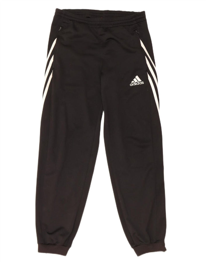 Adidas Мужские спортивные брюки Джоггеры Маленькие черные полиэстер