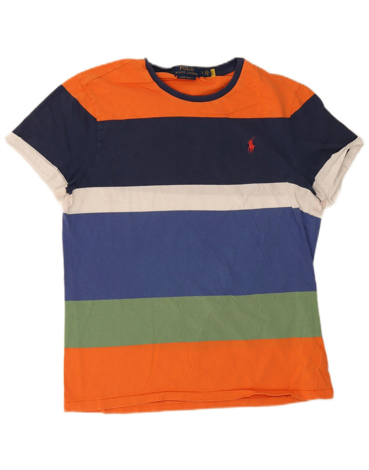 Мужская футболка Polo Ralph Lauren, большая разноцветная полоска
