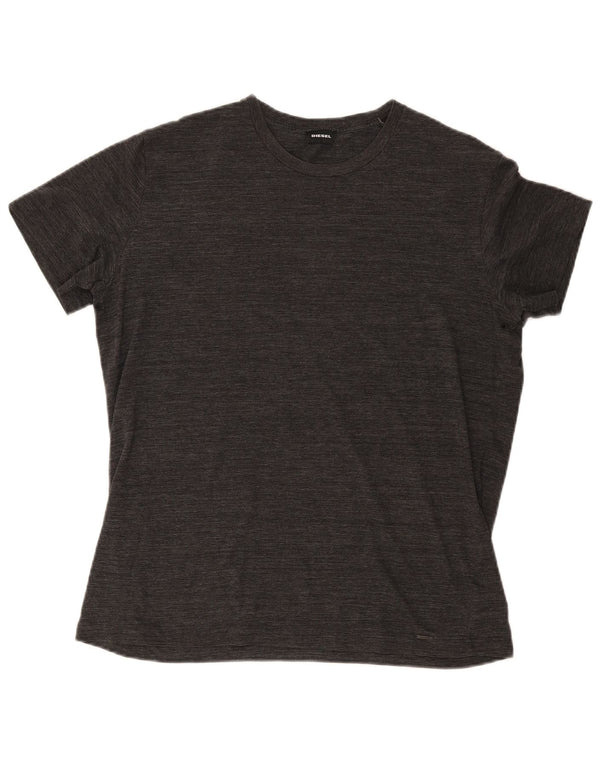 Мужская футболка Diesel Top XL, серый хлопок в крапинку