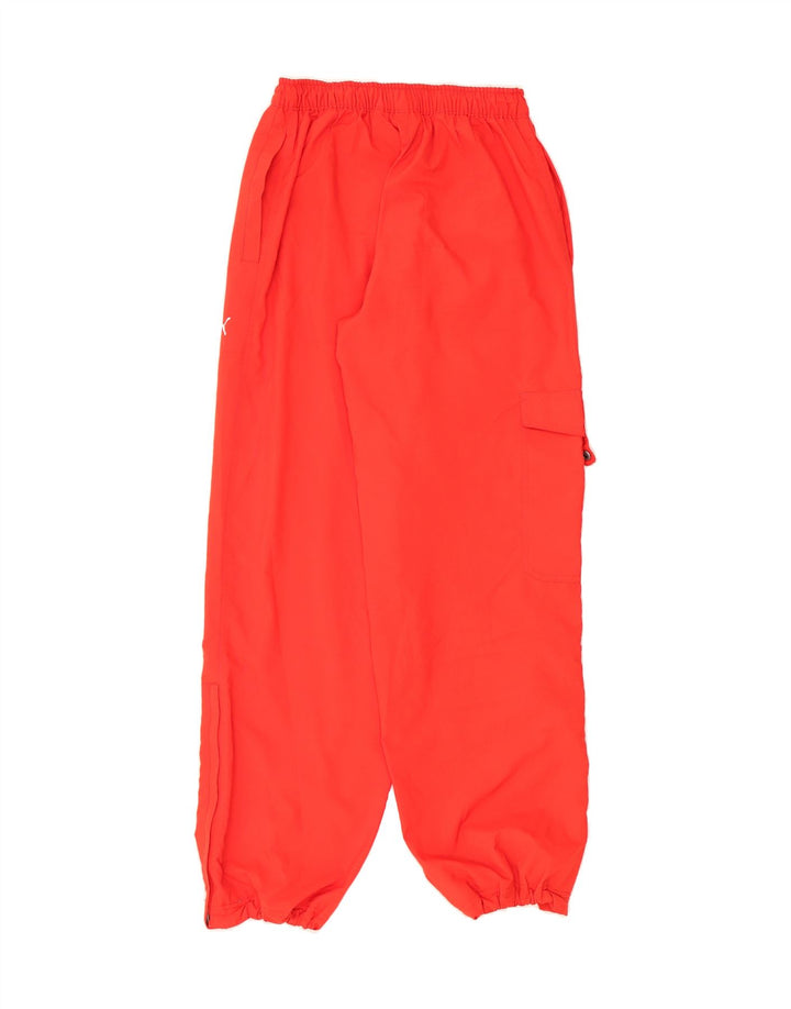 PUMA Mens Joggers Cargo Trousers Small W28 L31 Red Polyester Vintage Puma and Second-Hand Puma from Messina Hembry 