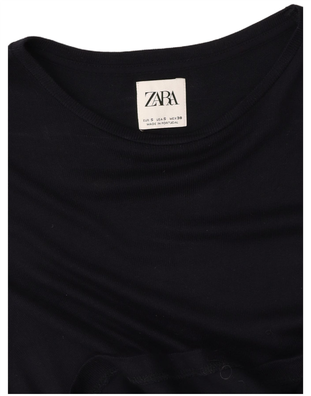 Мужская футболка ZARA, маленькая, черная