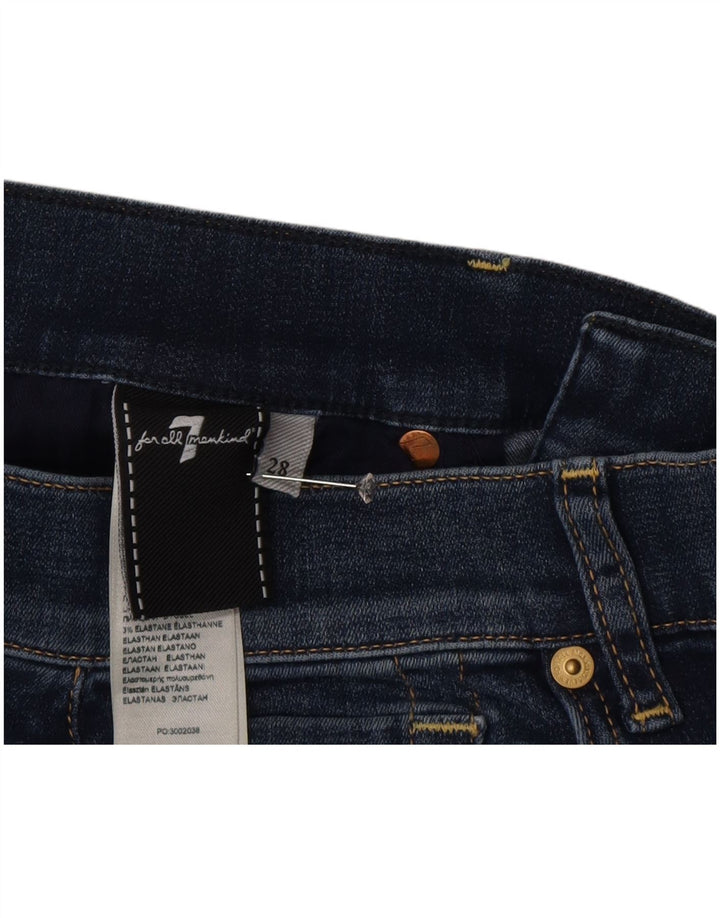 Женские джинсы Bootcut 7 For All Mankind W28 L34, синий хлопок