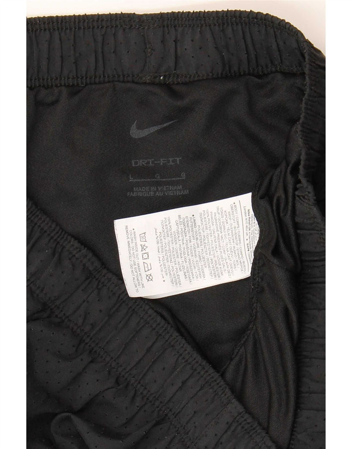 Женские спортивные шорты Nike UK 16, большие черные, полиэстер