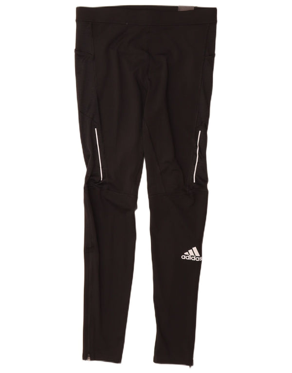 Женские леггинсы Adidas Aeroready UK 12, средний черный полиэстер