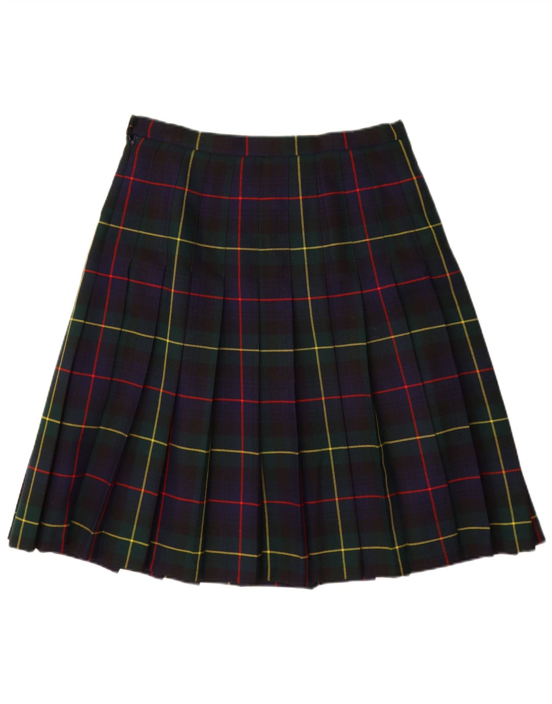 Pringle Женская плиссированная юбка-нож EU 42, большая W30, темно-синяя клетка