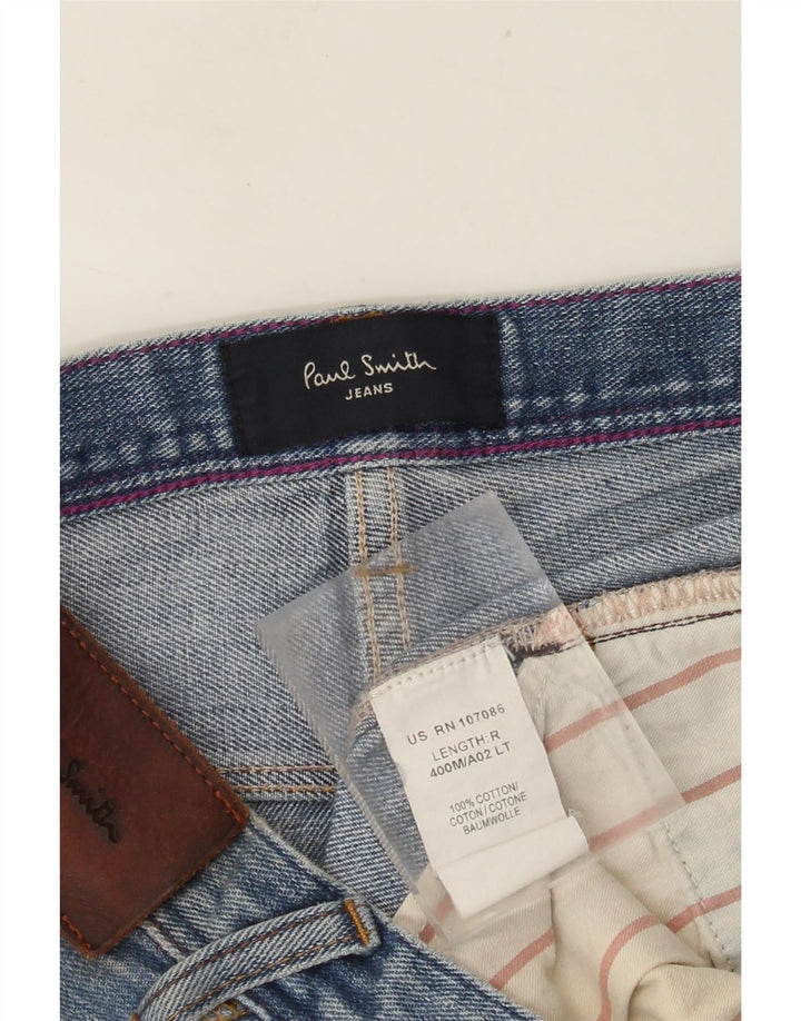 Мужские прямые джинсы PAUL SMITH W34 L32, синие, хлопок