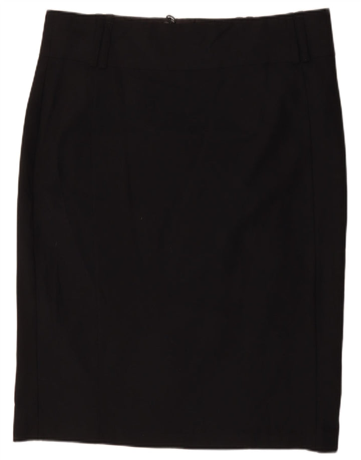 Женская юбка-карандаш Marks & Spencer UK 20 2XL W40, черный полиэстер
