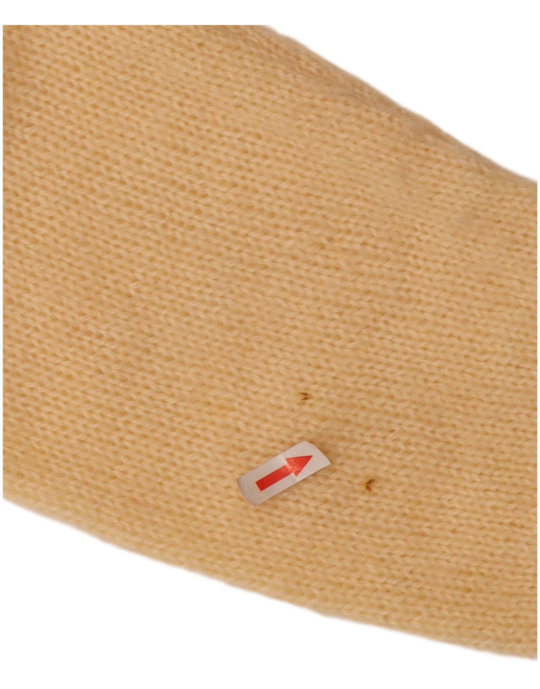 Винтажный женский укороченный кардиган-свитер UK 14, средний бежевый с цветочным принтом