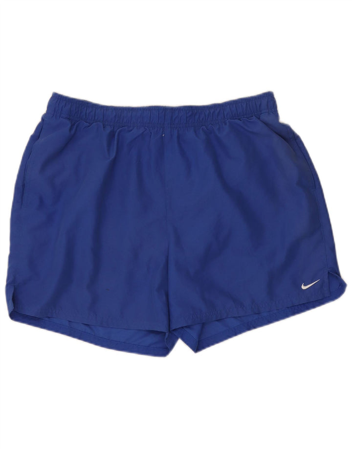Мужские спортивные шорты Nike XL синие из полиэстера