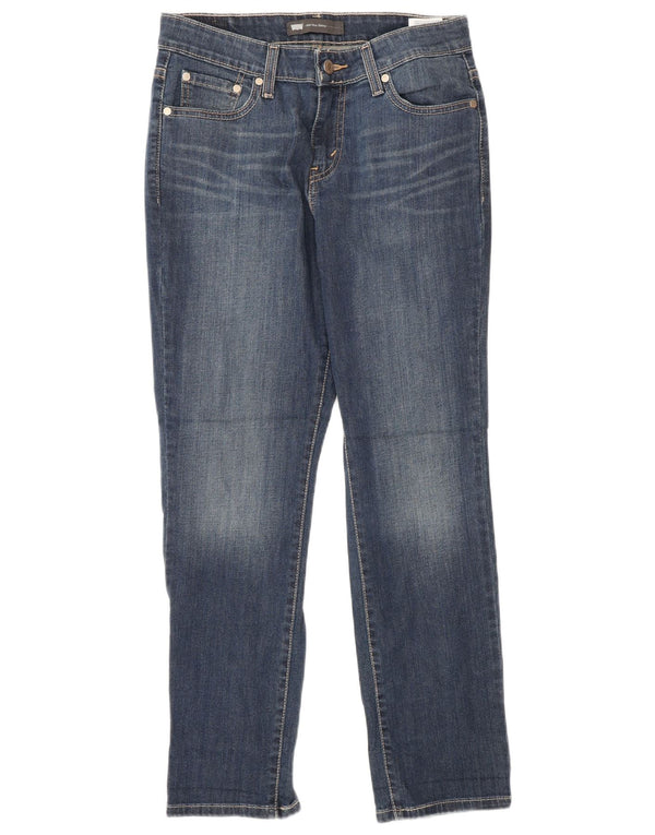 Женские джинсы скинни Levi's со средней посадкой США 8, средний W29 L30, синий хлопок