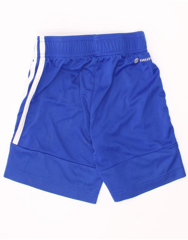 Спортивные шорты Adidas Aeroready для мальчиков 5-6 лет, синие, полиэстер