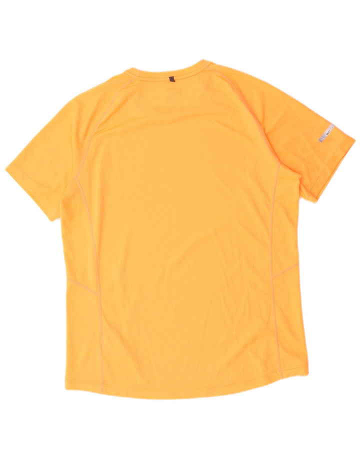 Мужская футболка Nike Dri Fit, большой оранжевый полиэстер