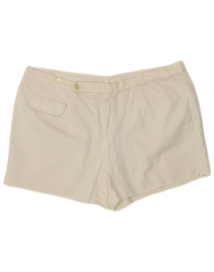 VINTAGE Mens Casual Shorts IT 50 Large W34 White