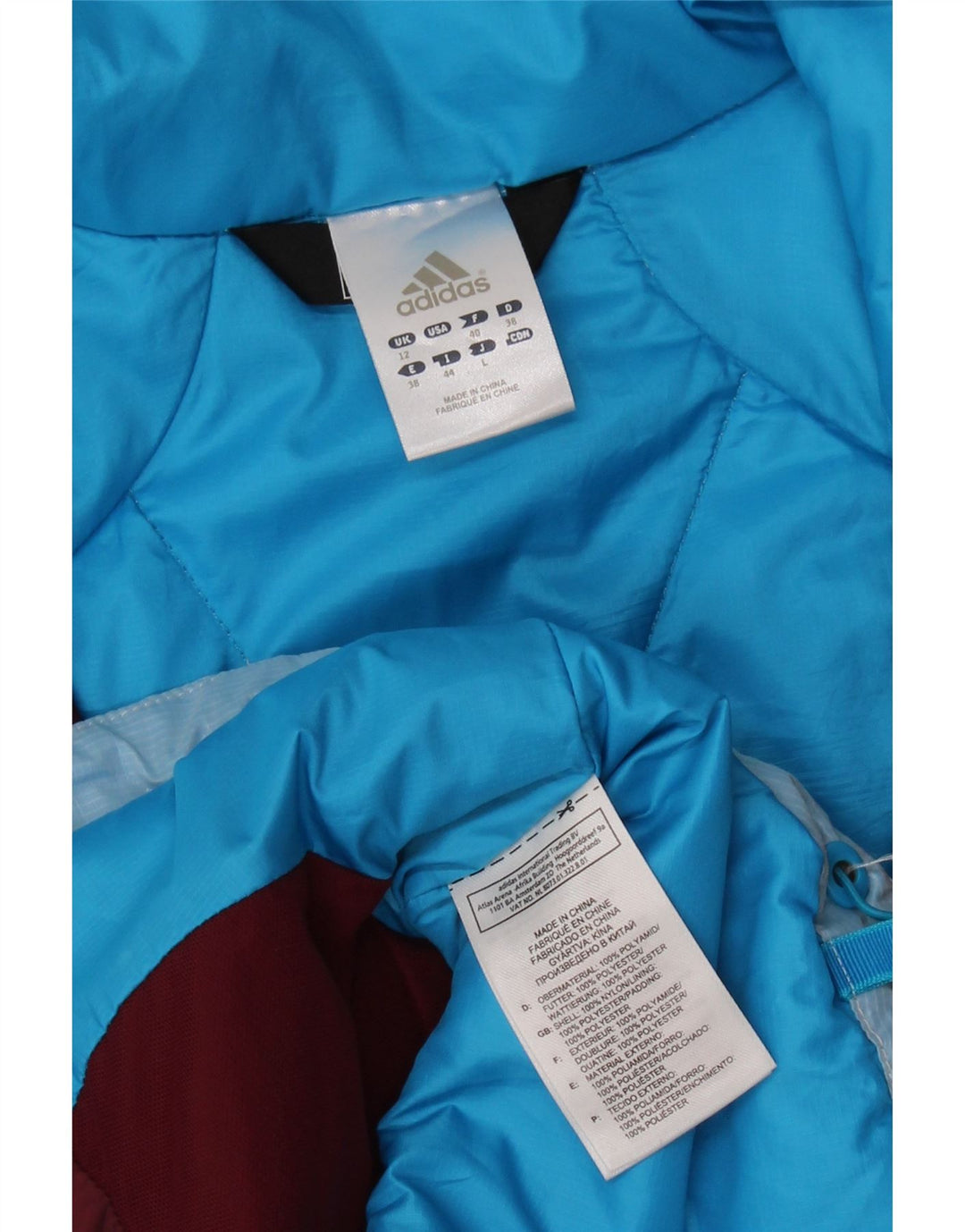 Женский утепленный жилет Adidas Terrex UK 12, средний белый полиэстер