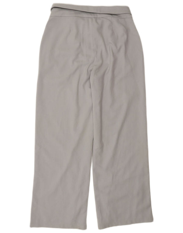 Женские широкие костюмные брюки с завышенной талией Hollister, США 10, большие W30 L32, серые