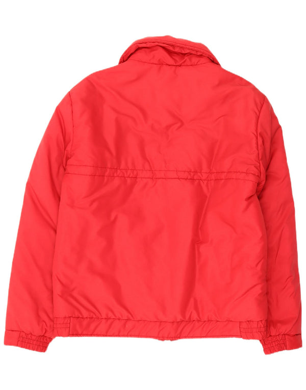 Винтажная женская стеганая куртка IT 50 XL, красный полиэстер