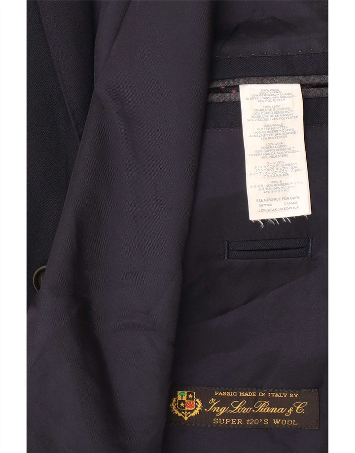 Мужской пиджак J. Crew Ludlow с 2 пуговицами, Великобритания 38, средний темно-синий, нейлон