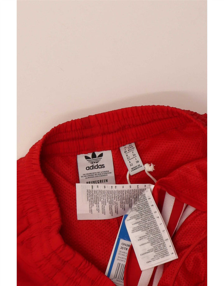 Женские спортивные шорты Adidas UK 6 XS, красный полиэстер