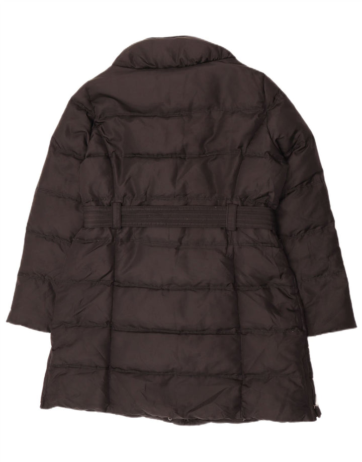 Женское стеганое пальто Zara UK 18 XL, черное