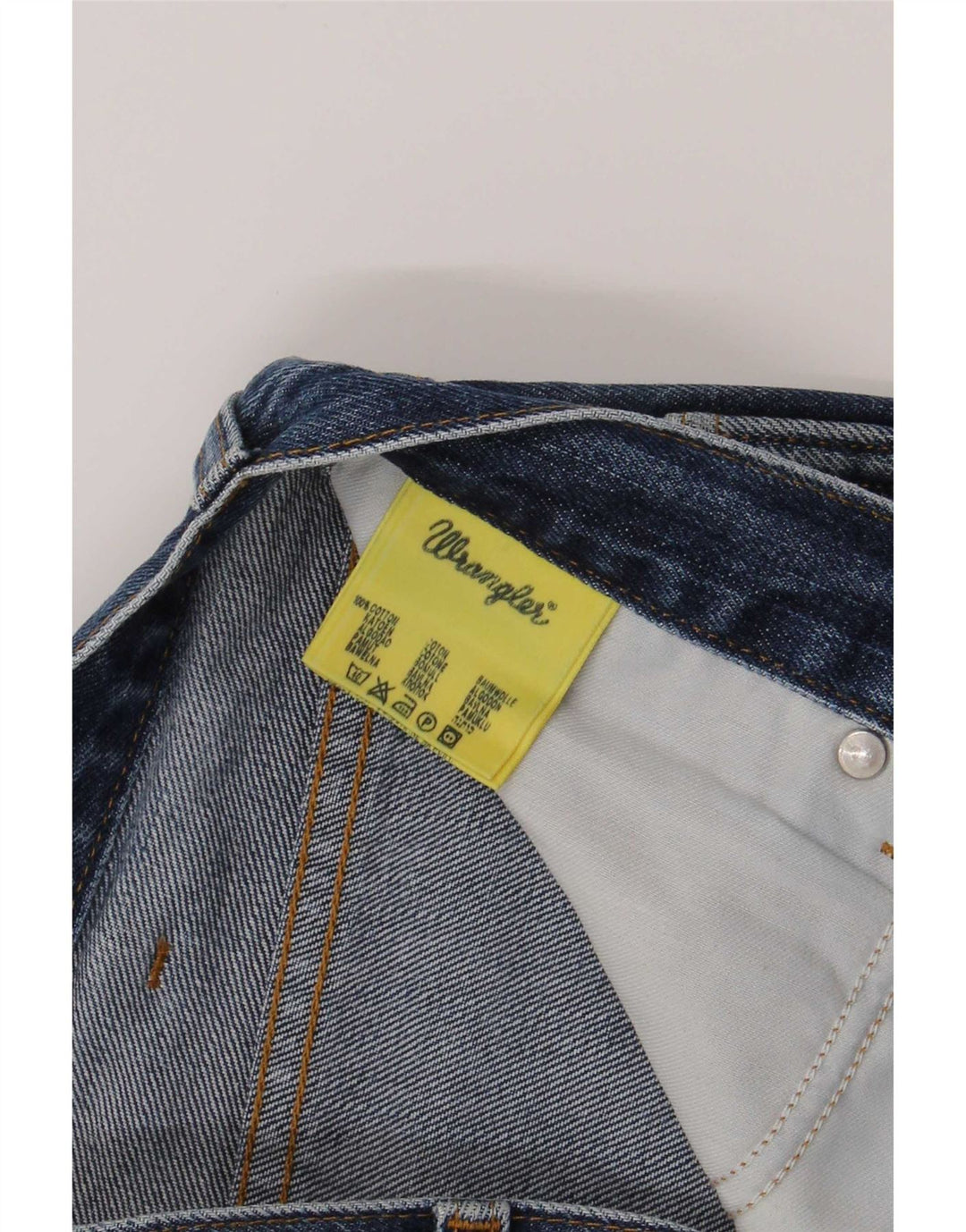 Мужские прямые джинсы Wrangler Texas W36 L32, синий хлопок