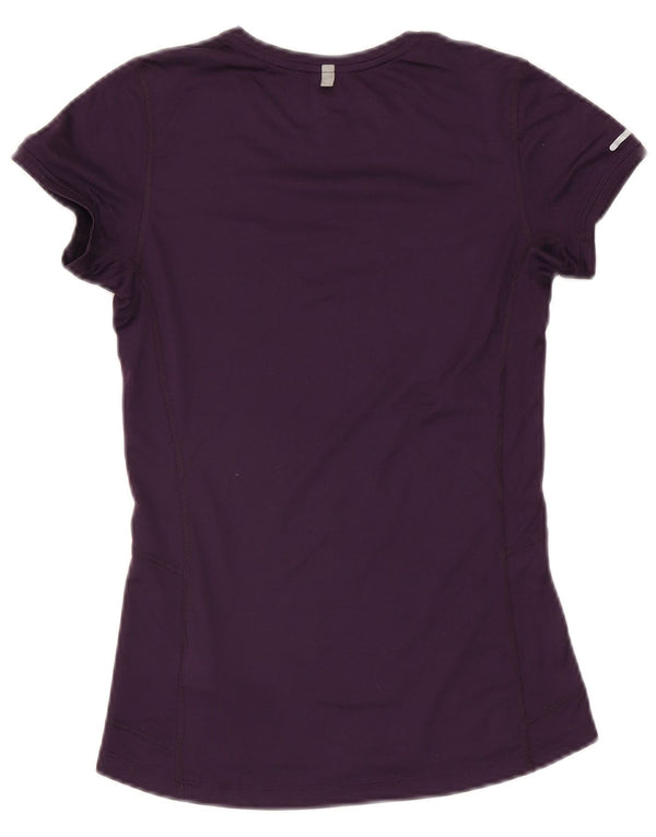 Женская футболка Nike Dri Fit Top UK 6 XS Фиолетовый полиэстер