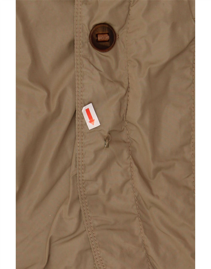 MASSIMO DUTTI Mens Utility Jacket UK 42 XL Brown Nylon Vintage Massimo Dutti and Second-Hand Massimo Dutti from Messina Hembry 