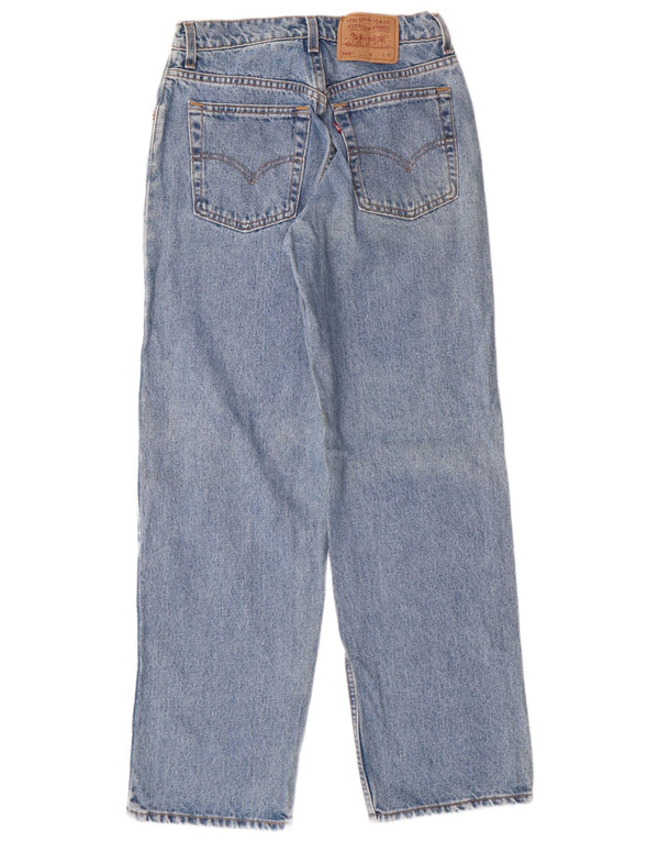 Женские широкие джинсы Levi's 565 с высокой посадкой, США 9, средние W28 L31, синие классические