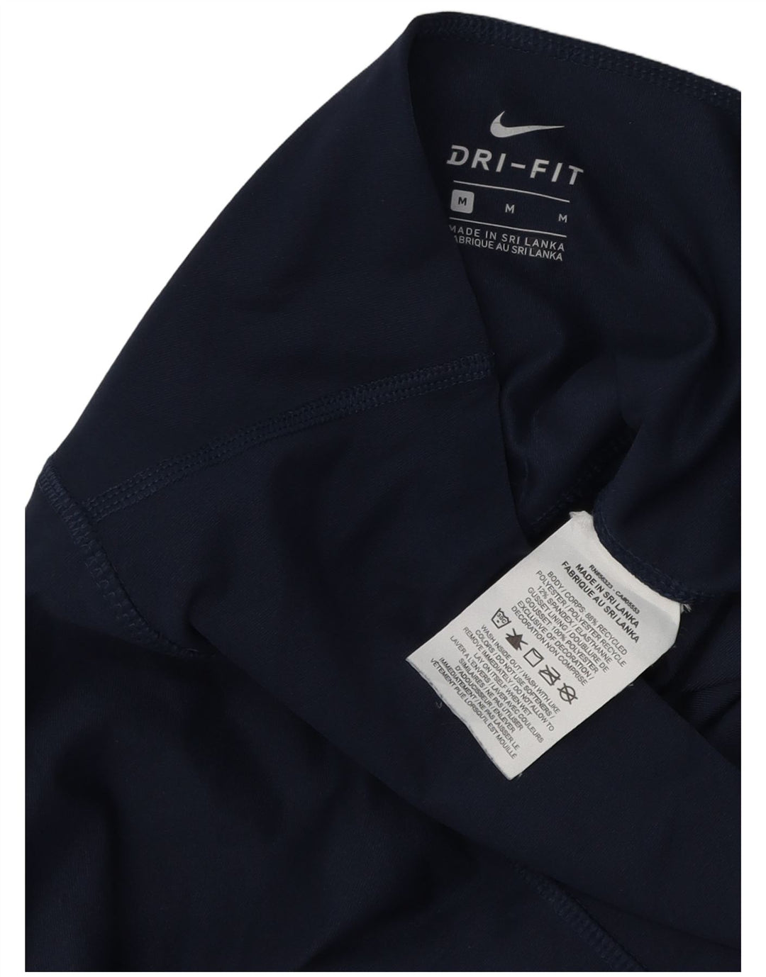 Женские леггинсы NIKE Dri Fit UK 12, средний темно-синий, полиэстер