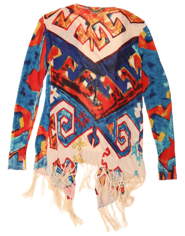 Женский удлиненный кардиган Desigual UK 10, маленький разноцветный