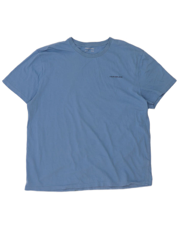 Мужская футболка Calvin Klein Jeans Top 2XL, синий хлопок