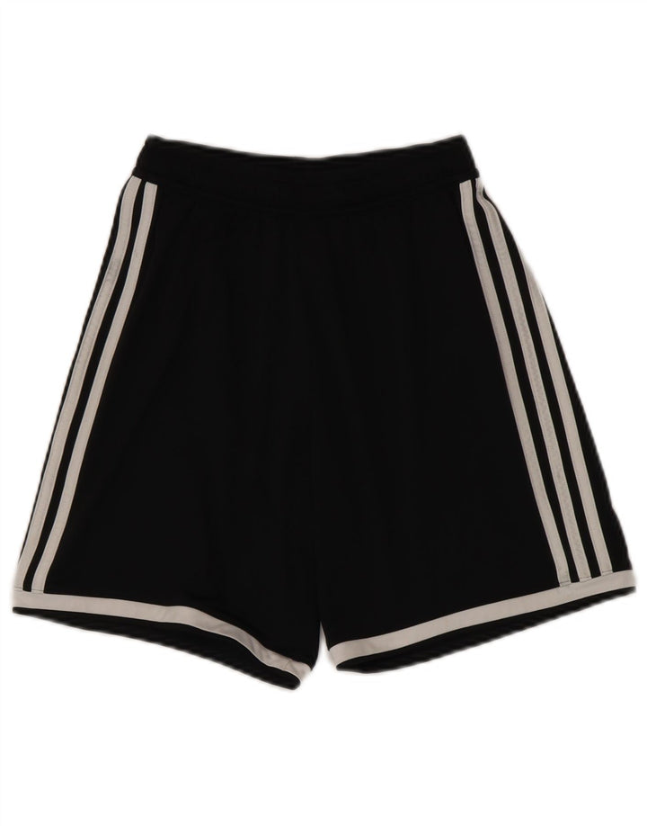 Мужские спортивные шорты Adidas Climalite, маленькие черные из полиэстера
