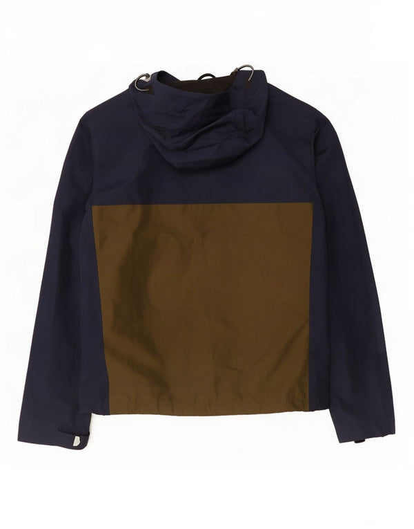 Мужская дождевик с капюшоном Superdry UK 34 XS Темно-синий Полиэстер с цветными блоками