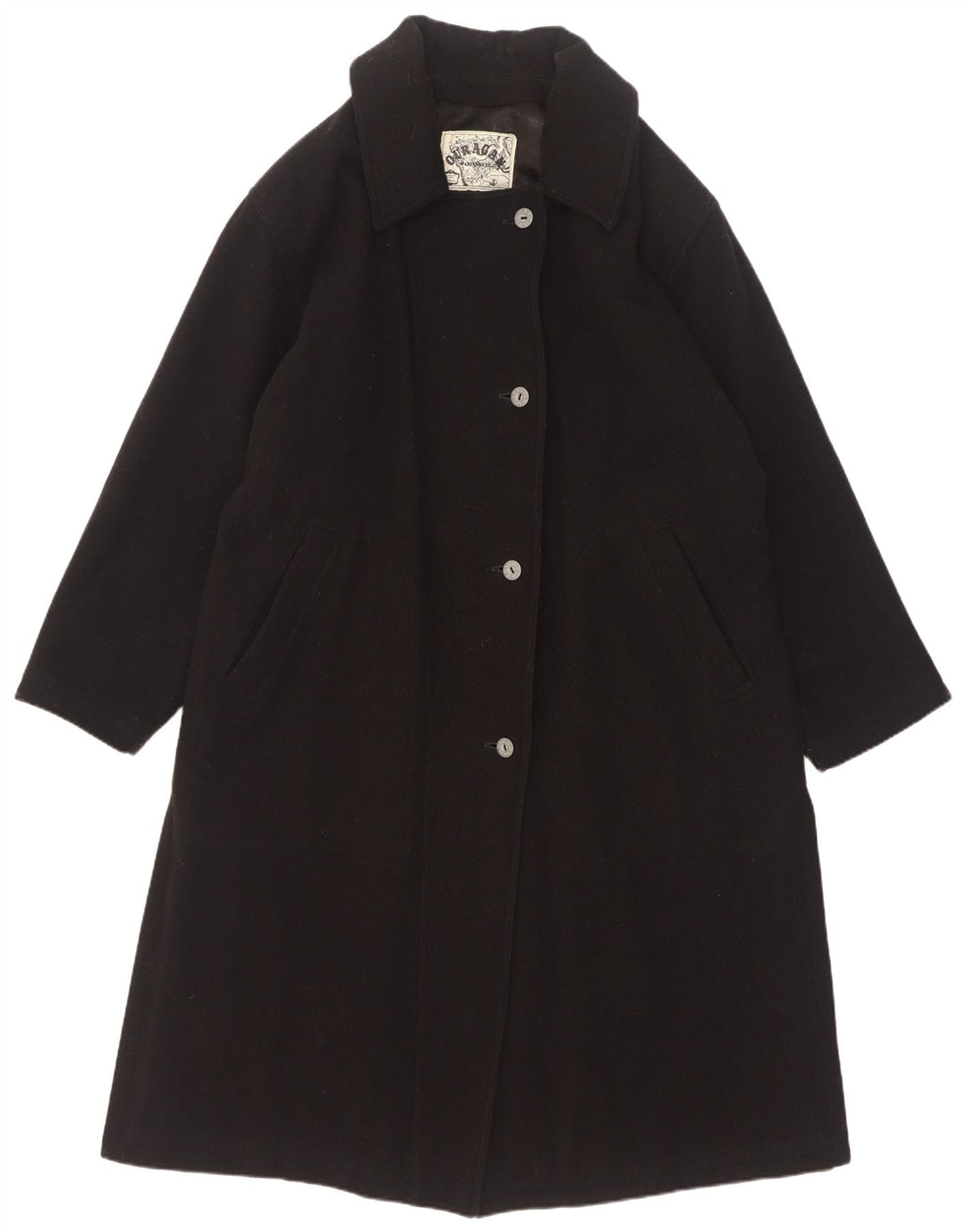 Ouragan Женское пальто оверсайз для яхтинга IT 44 Medium Black Wool