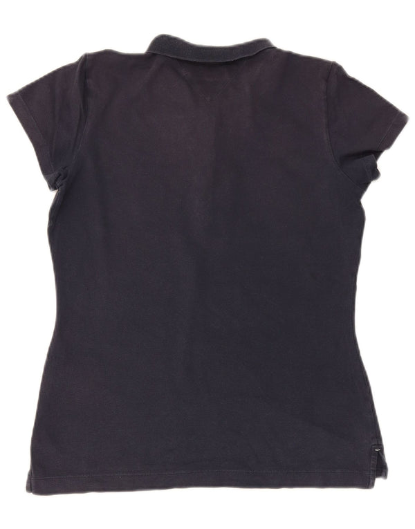 Tommy Hilfiger Womens Slim Fit Polo Shirt UK 18 XL Navy Blue