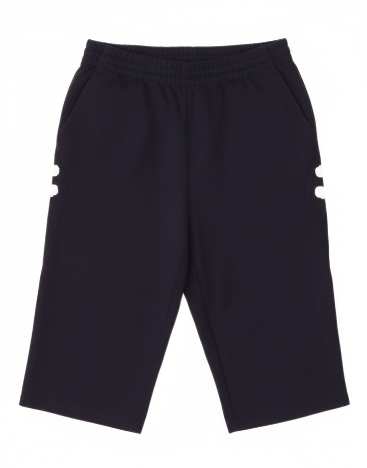 KAPPA Mens Graphic Bermuda Sport Shorts Small Navy Blue Polyester Vintage Kappa and Second-Hand Kappa from Messina Hembry 