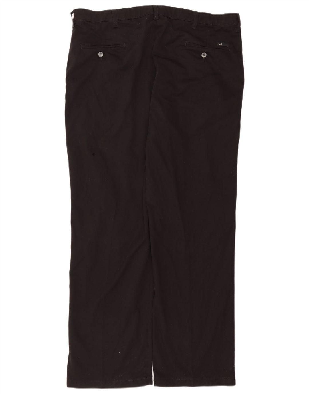 Мужские прямые брюки-чиносы LEE на заказ W40 L32, черные хлопковые