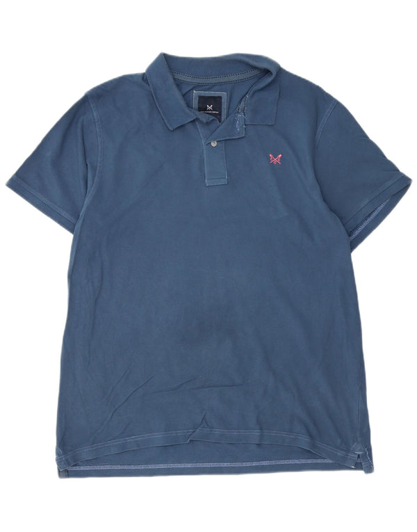 Мужская рубашка-поло Crew Clothing XL, темно-синяя, хлопок