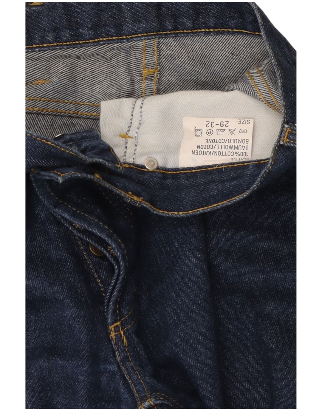 Мужские прямые джинсы Lee W29 L29, синий хлопок