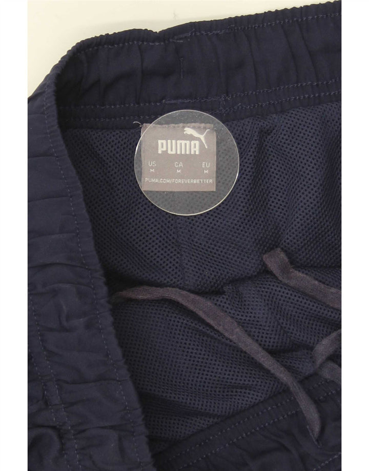 Мужские спортивные брюки Puma, джоггеры, средние, темно-синие