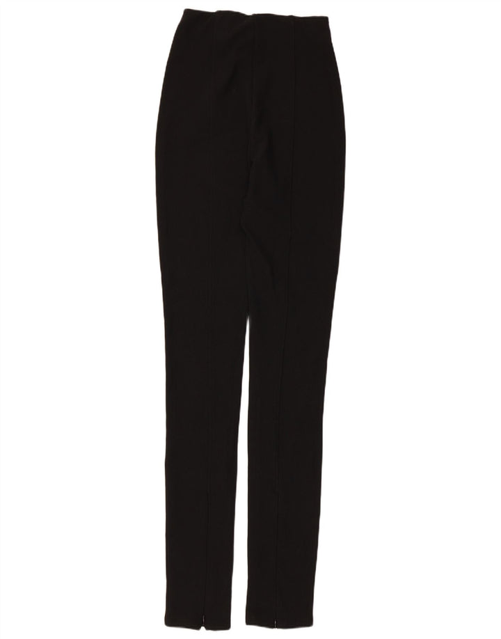 Женские узкие брюки Zara Medium W28 L34, черные, полиэстер