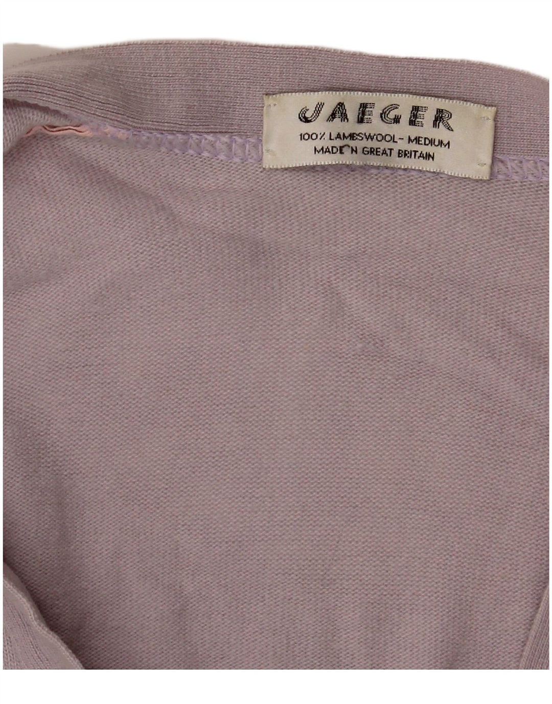 Женский кардиган Jaeger UK 14, средний фиолетовый из овечьей шерсти