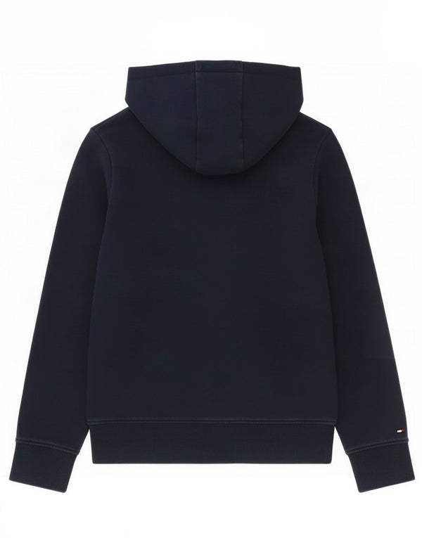 Джемпер с капюшоном Tommy Hilfiger для мальчиков 9–10 лет, темно-синий, хлопок