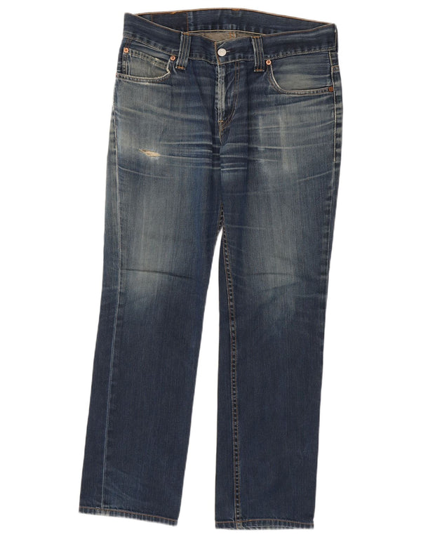 Мужские джинсы Levi's 511 с потертостями W33 L29, синий хлопок