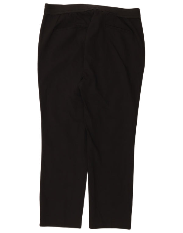 Женские прямые брюки чинос Zara 2XL W34 L27, черный хлопок